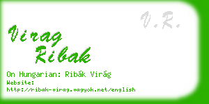 virag ribak business card